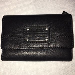 Fossil Genuine Leather Wallet Black